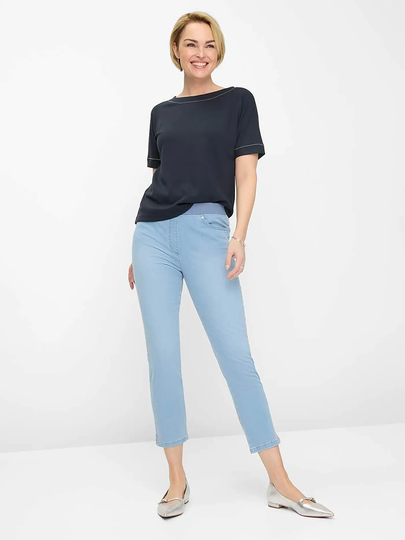 RAPHAELA BY BRAX | Jeans Slim Fit 6/8 PAMINA | 